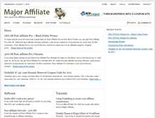 Tablet Screenshot of majoraffiliate.com